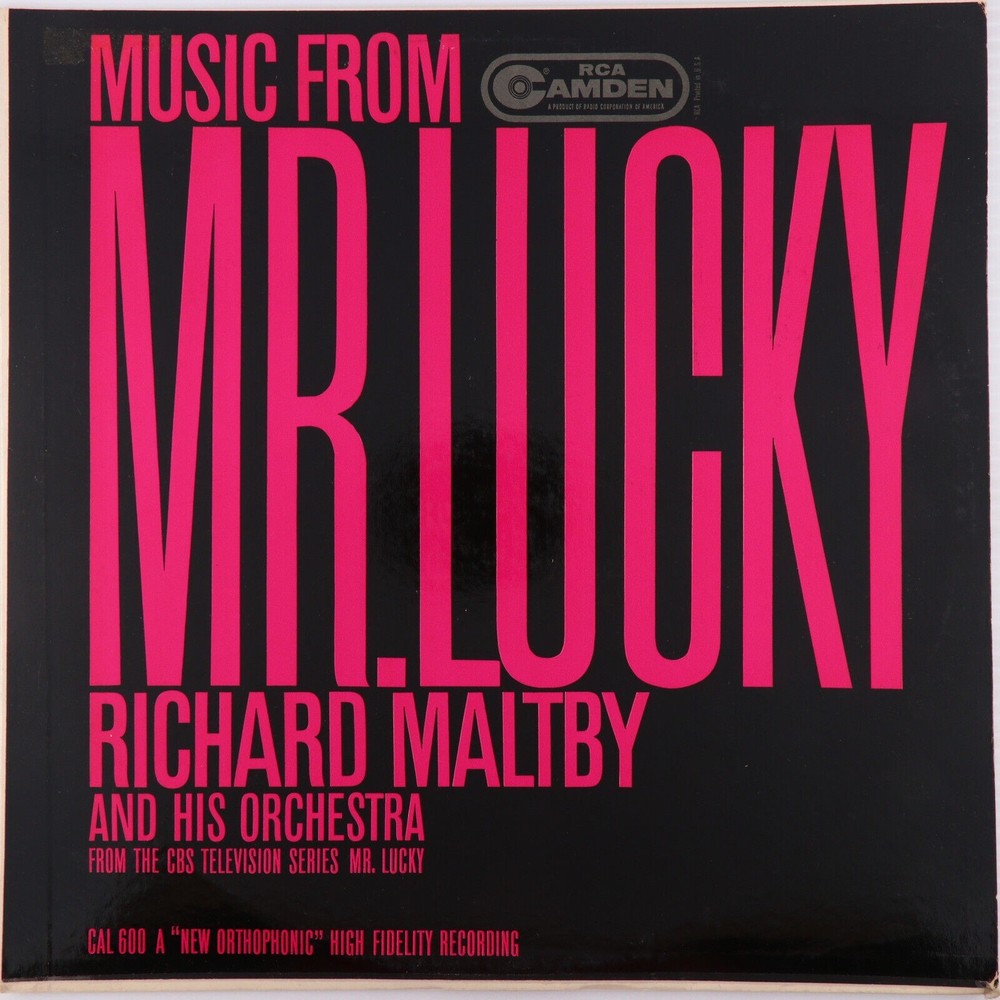 Richard Maltby & His Orchestra Music From Mr. Lucky Mono Vinyl LP Record CAL-600